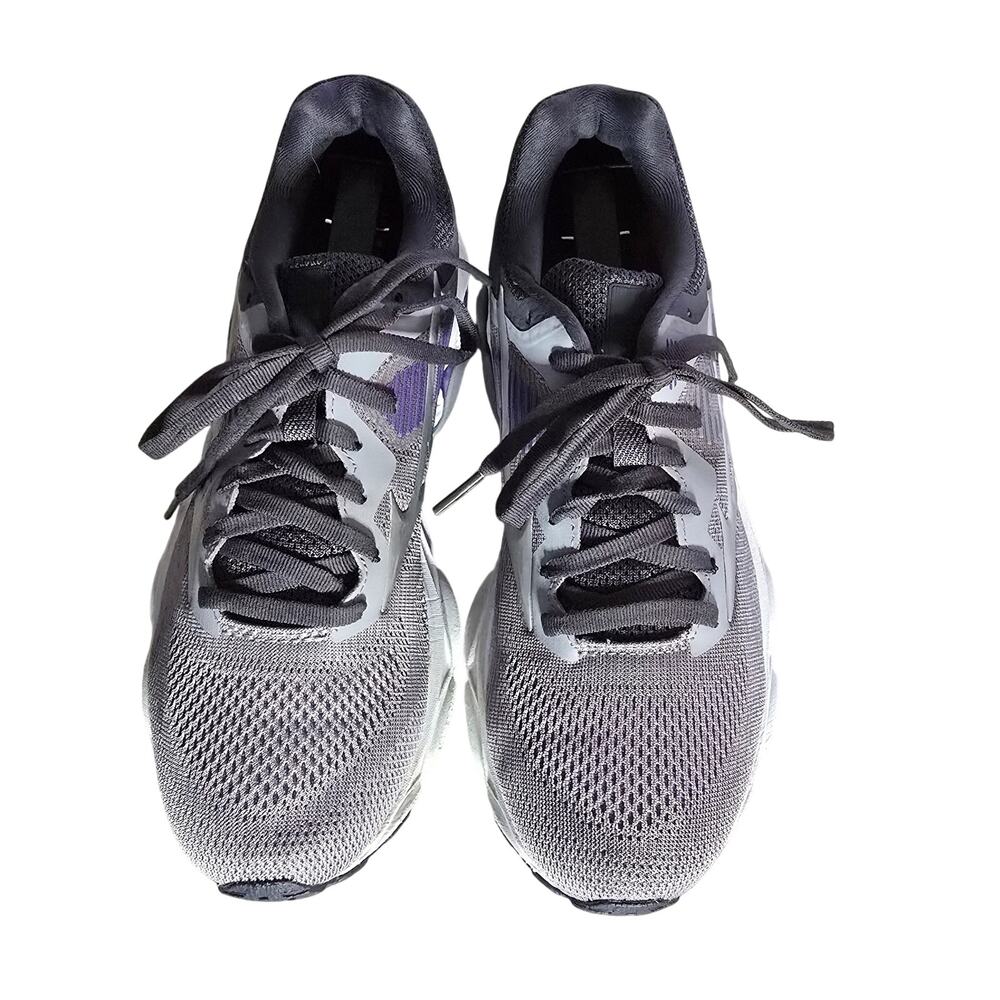 Mizuno Women's Wave Inspire 16 Running Sneakers Shoes Silver Gray, Size 8